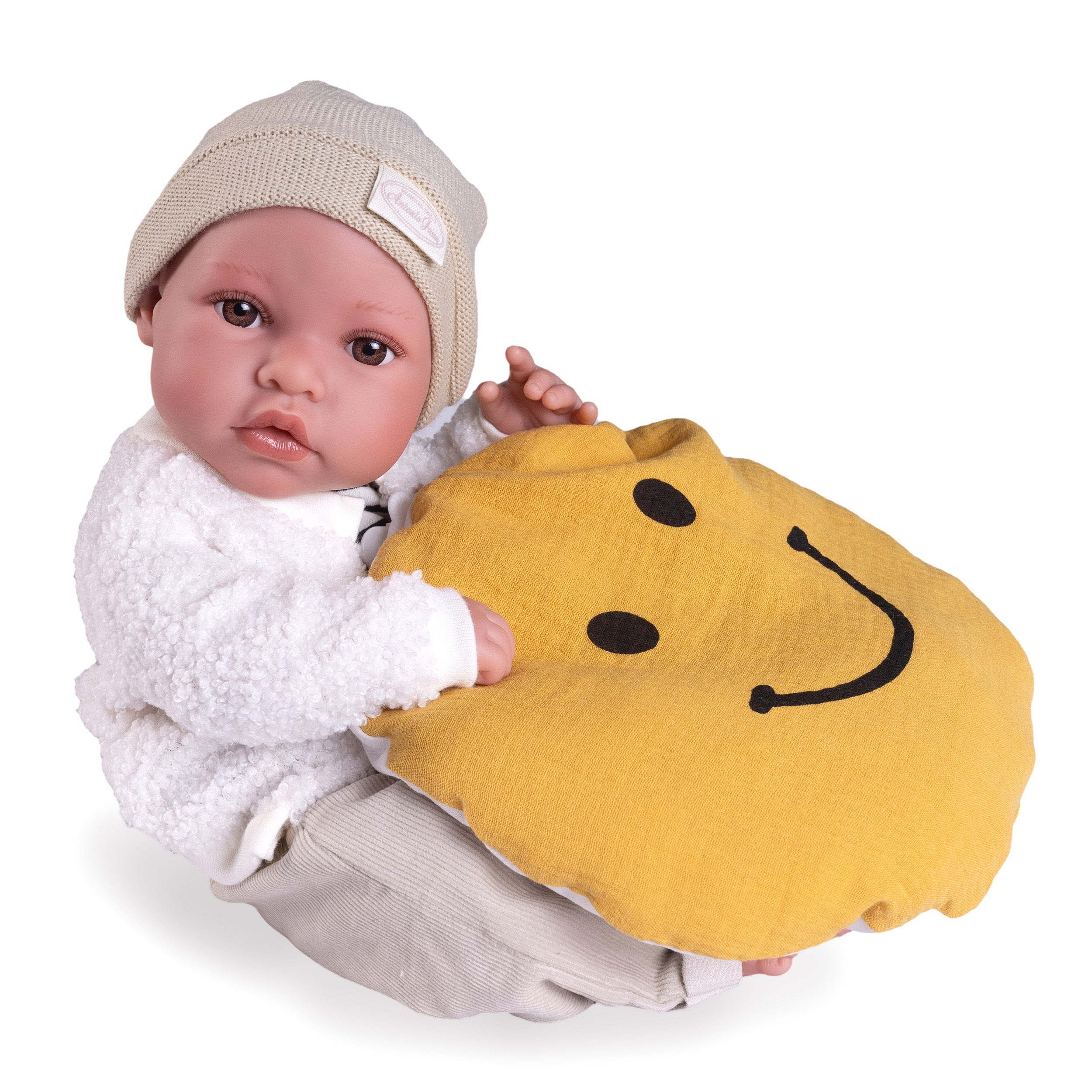 Antonio Juan Doll - Newborn Erik with Smile Cushion 42cm 50423