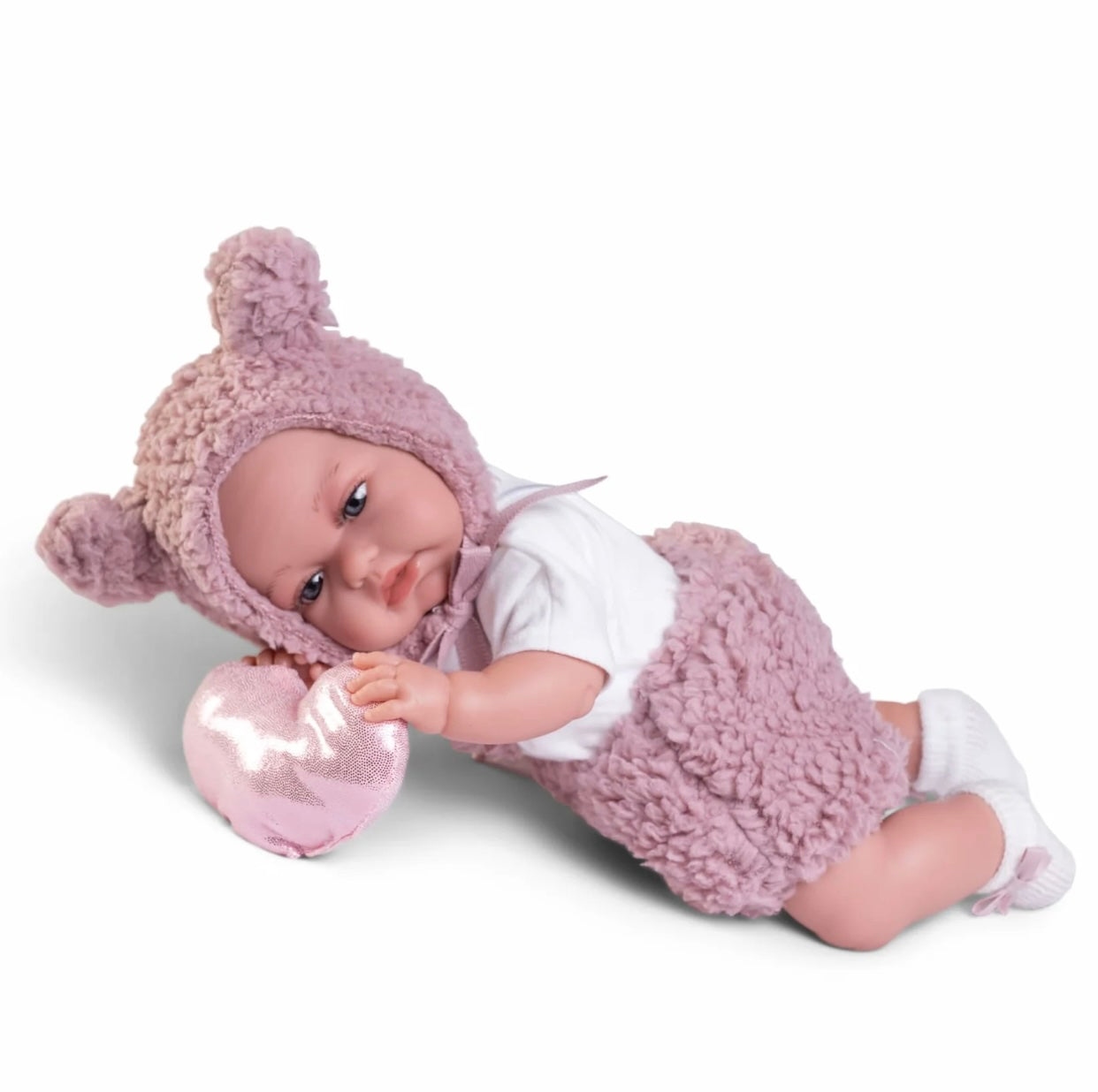 Doll - Toneta Pink Teddy Sherpa 34cm