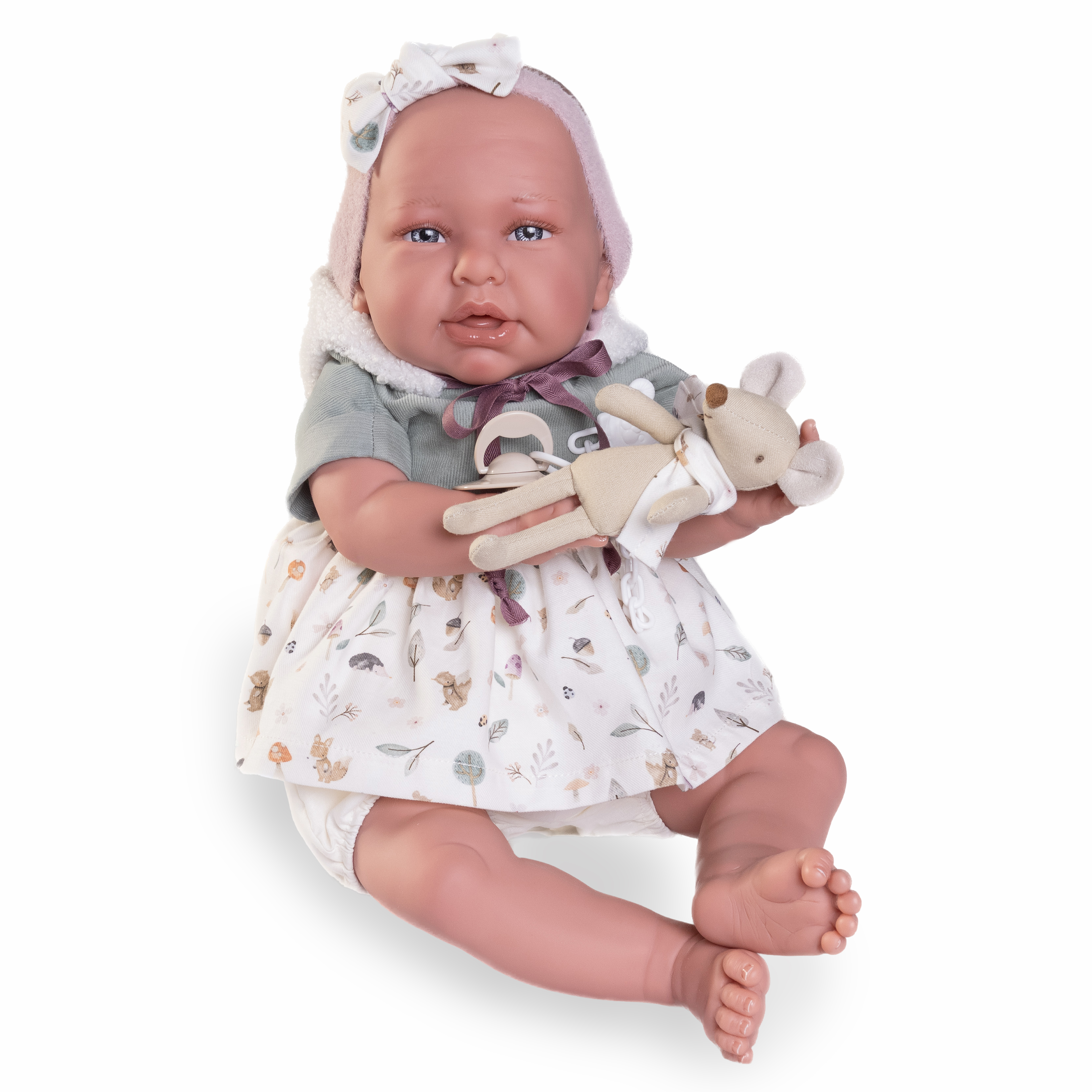 Antonio Juan Doll - Reborn Daniela with Plush Toy 52cm 81393