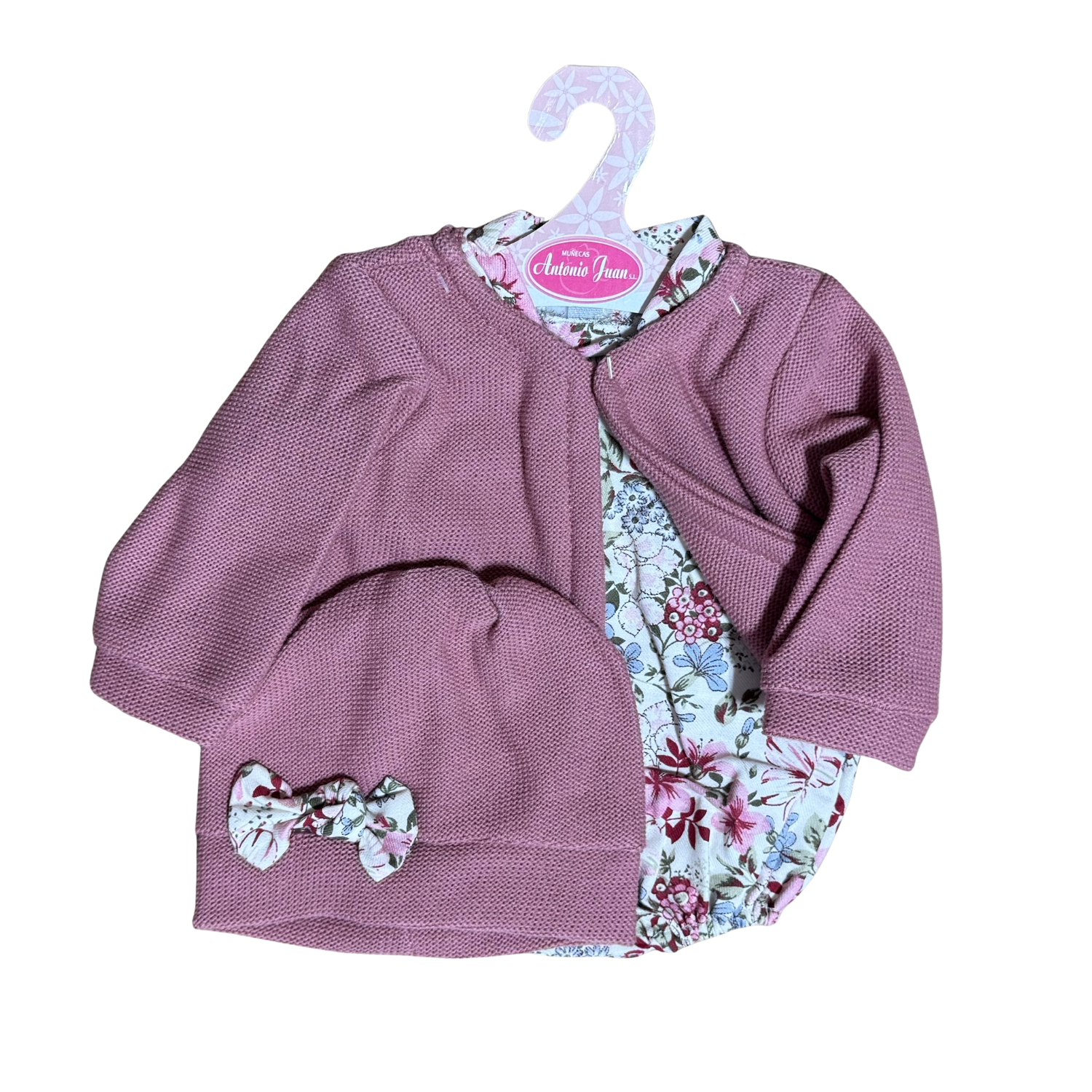 Antonio Juan Clothing for a 40-42cm Doll - Floral 3 Piece with Hat