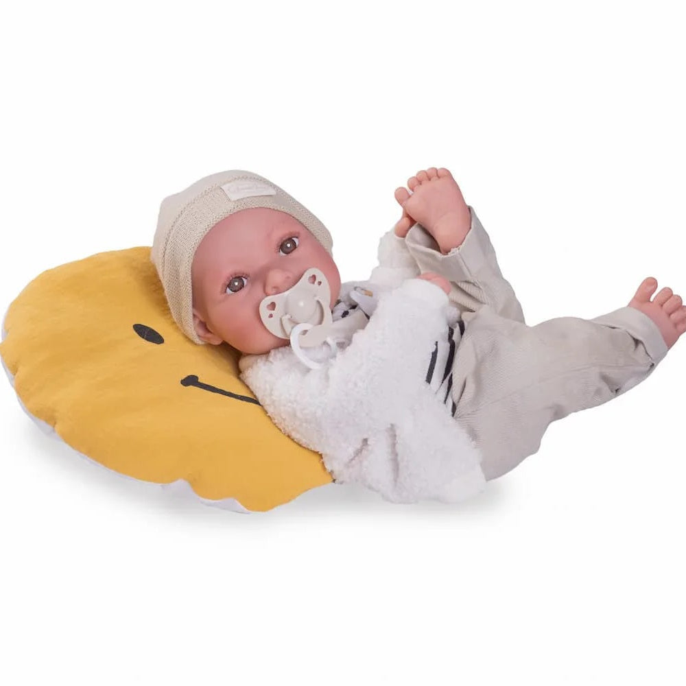 Antonio Juan Doll - Newborn Erik with Smile Cushion 42cm 50423