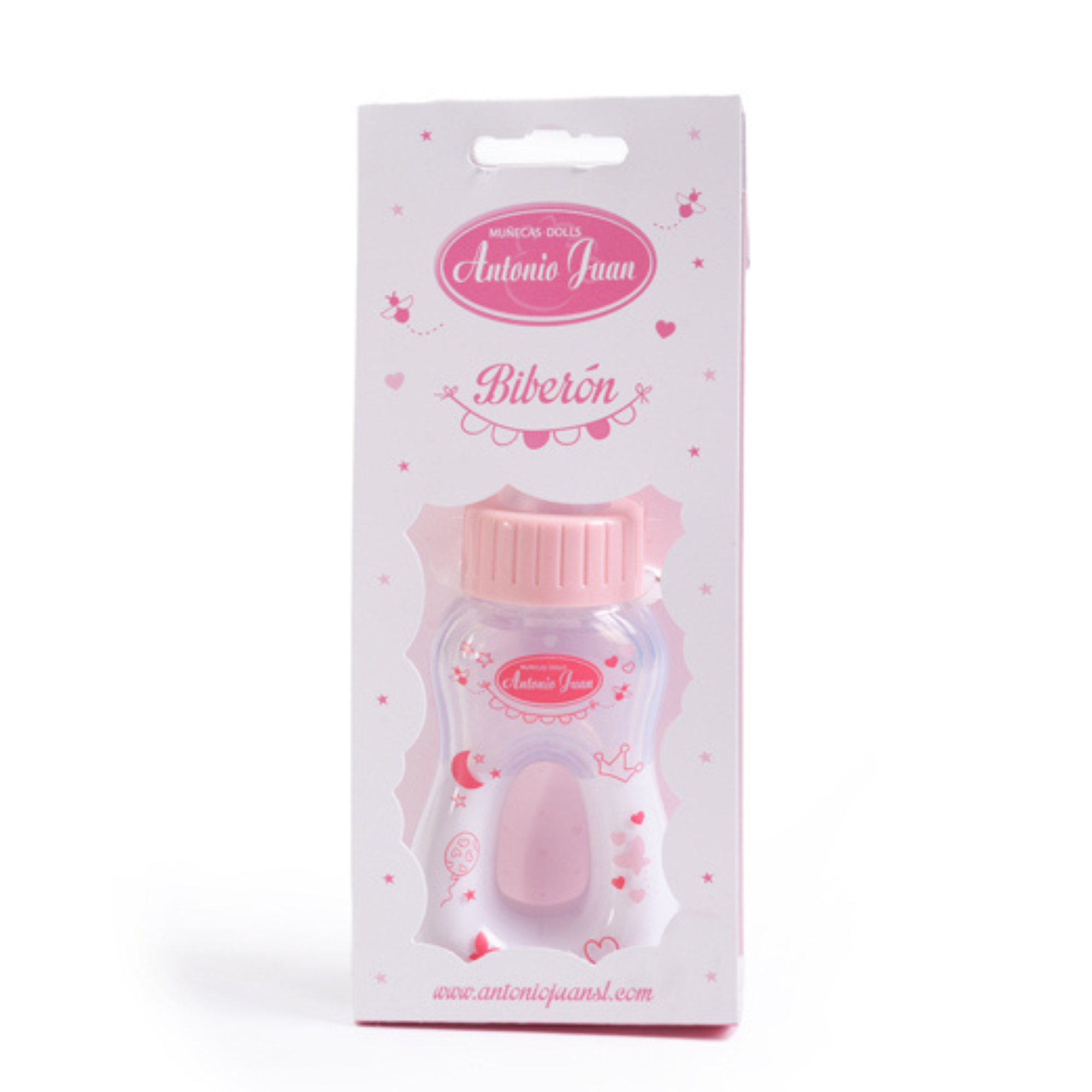 Antonio Juan Doll Magic Milk Bottle - Pink