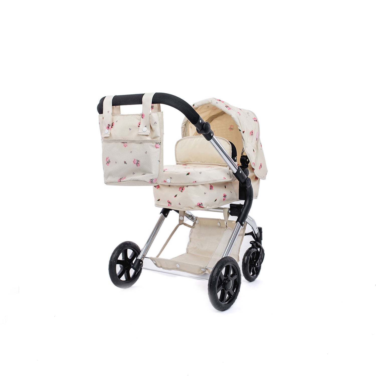 Roma Darcie Single Dolls Pram - Cream 3+ years 78cm