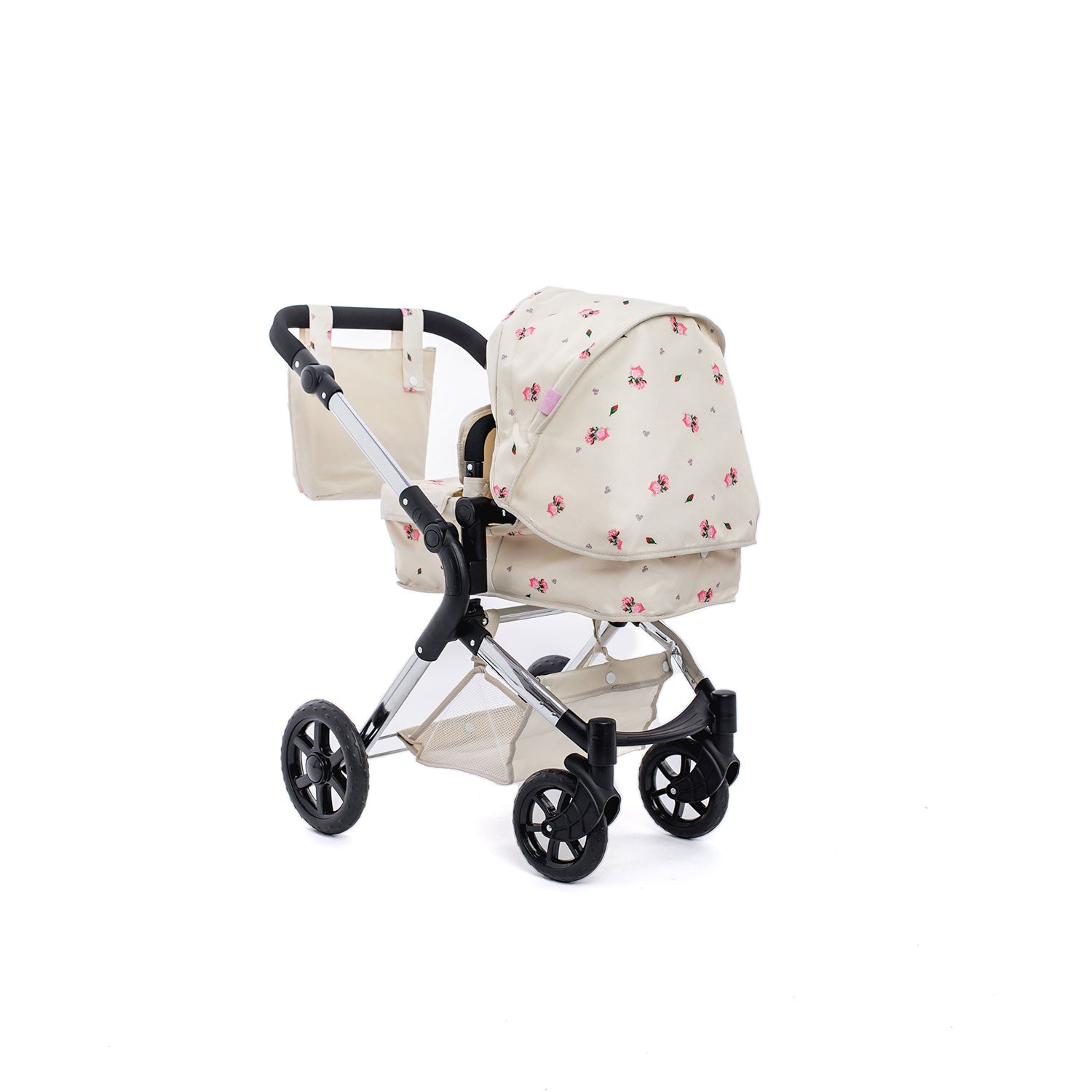 Roma Darcie Single Dolls Pram - Cream 3+ years 78cm