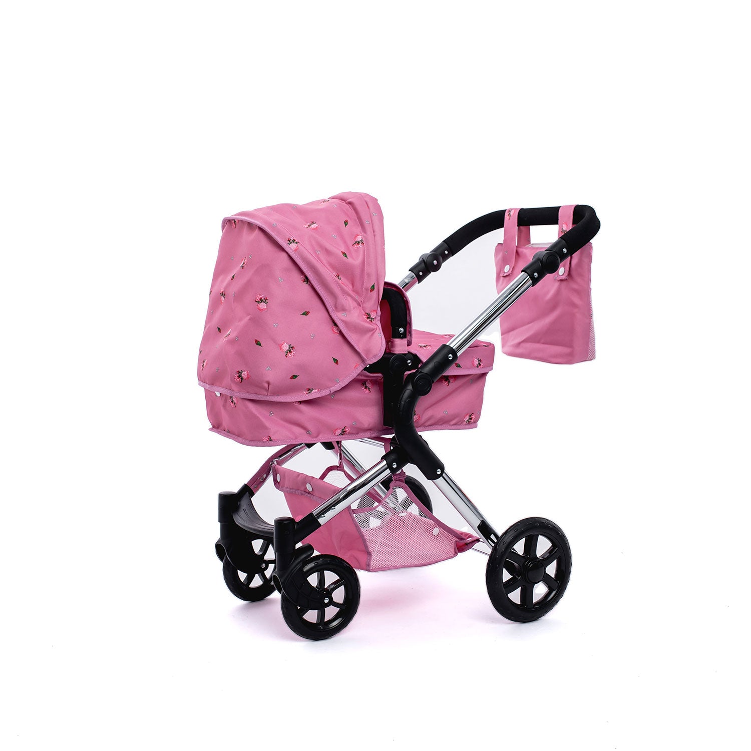 Roma Darcie Single Dolls Pram - Pink 3+ years 78cm