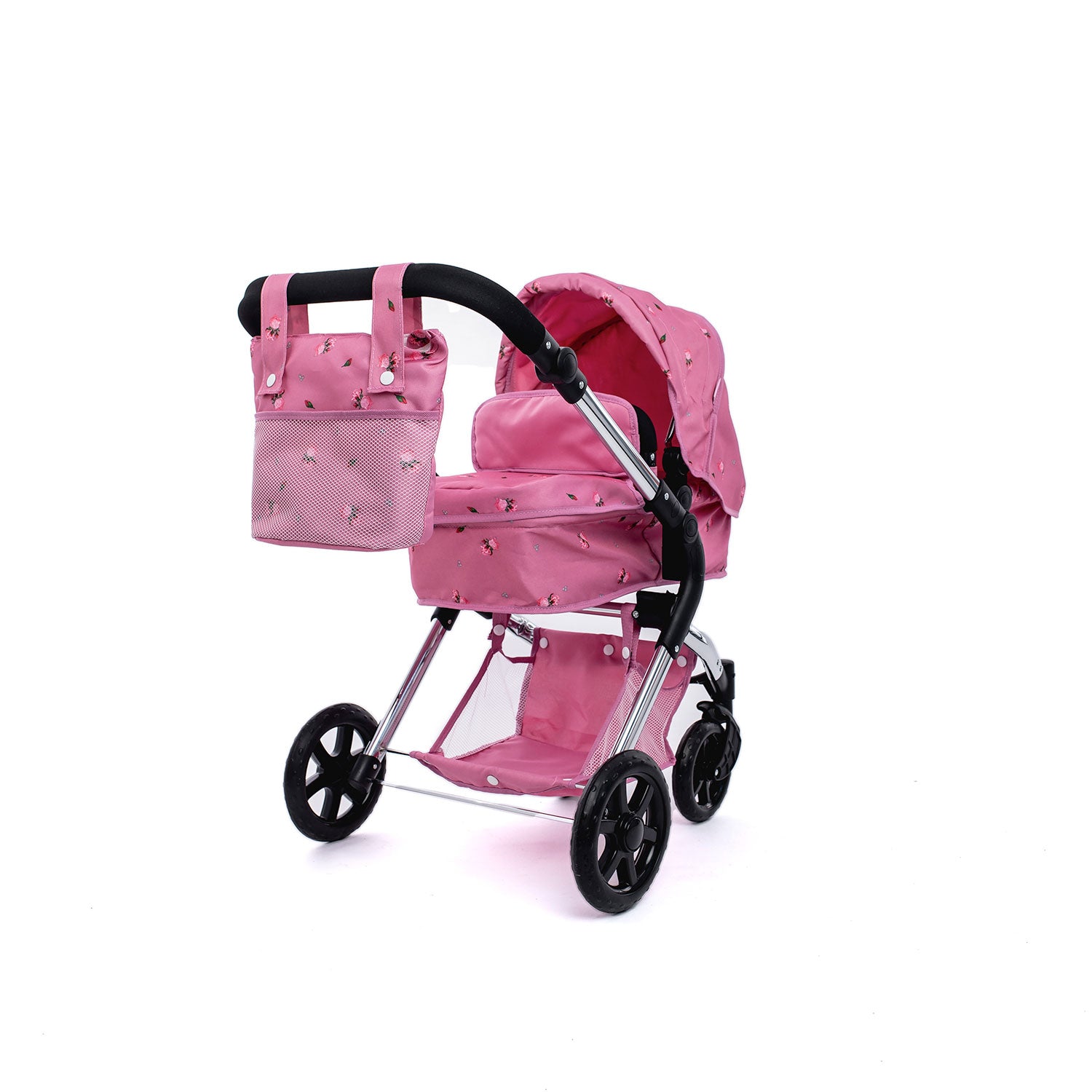 Roma Darcie Single Dolls Pram - Pink 3+ years 78cm