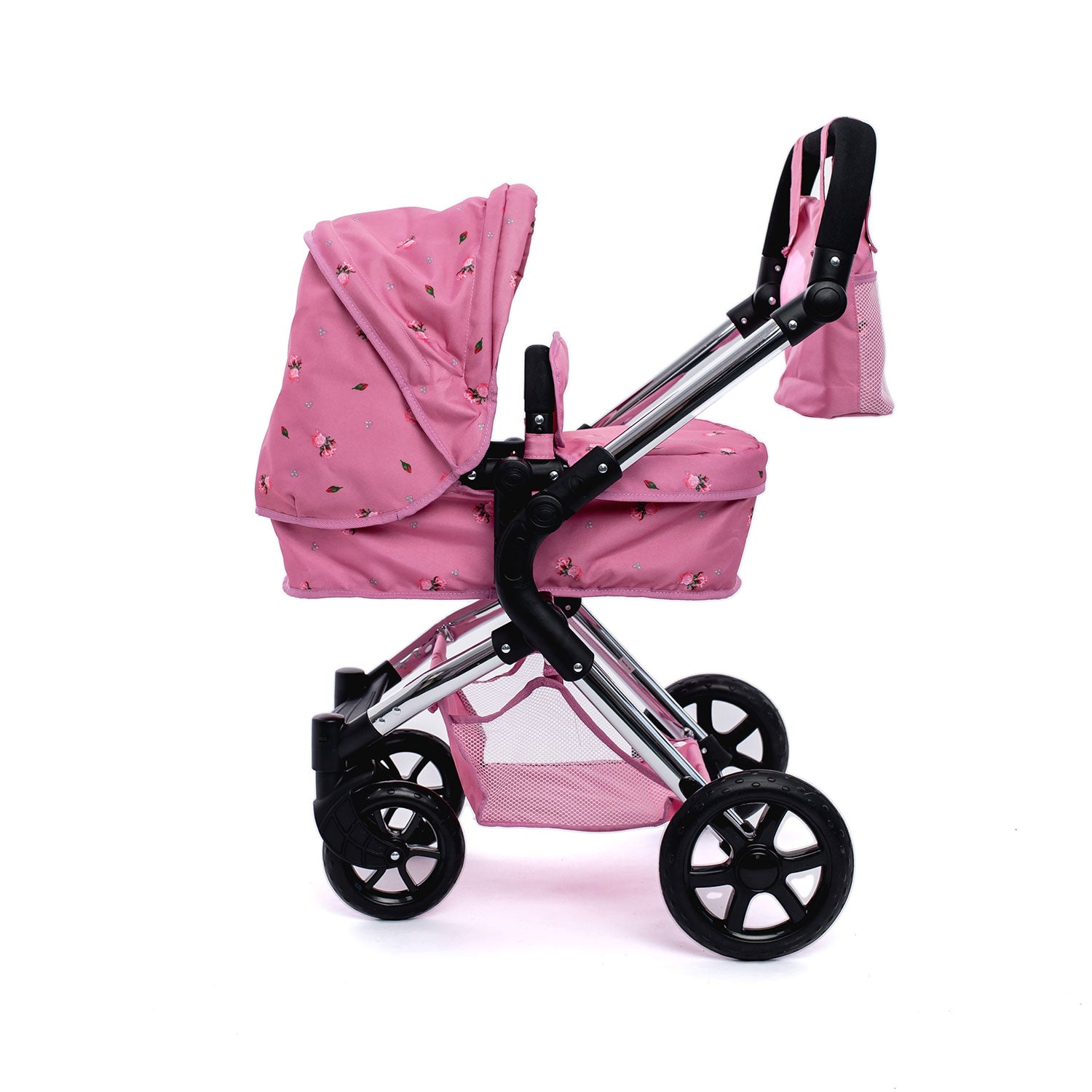 Roma Darcie Single Dolls Pram - Pink 3+ years 78cm