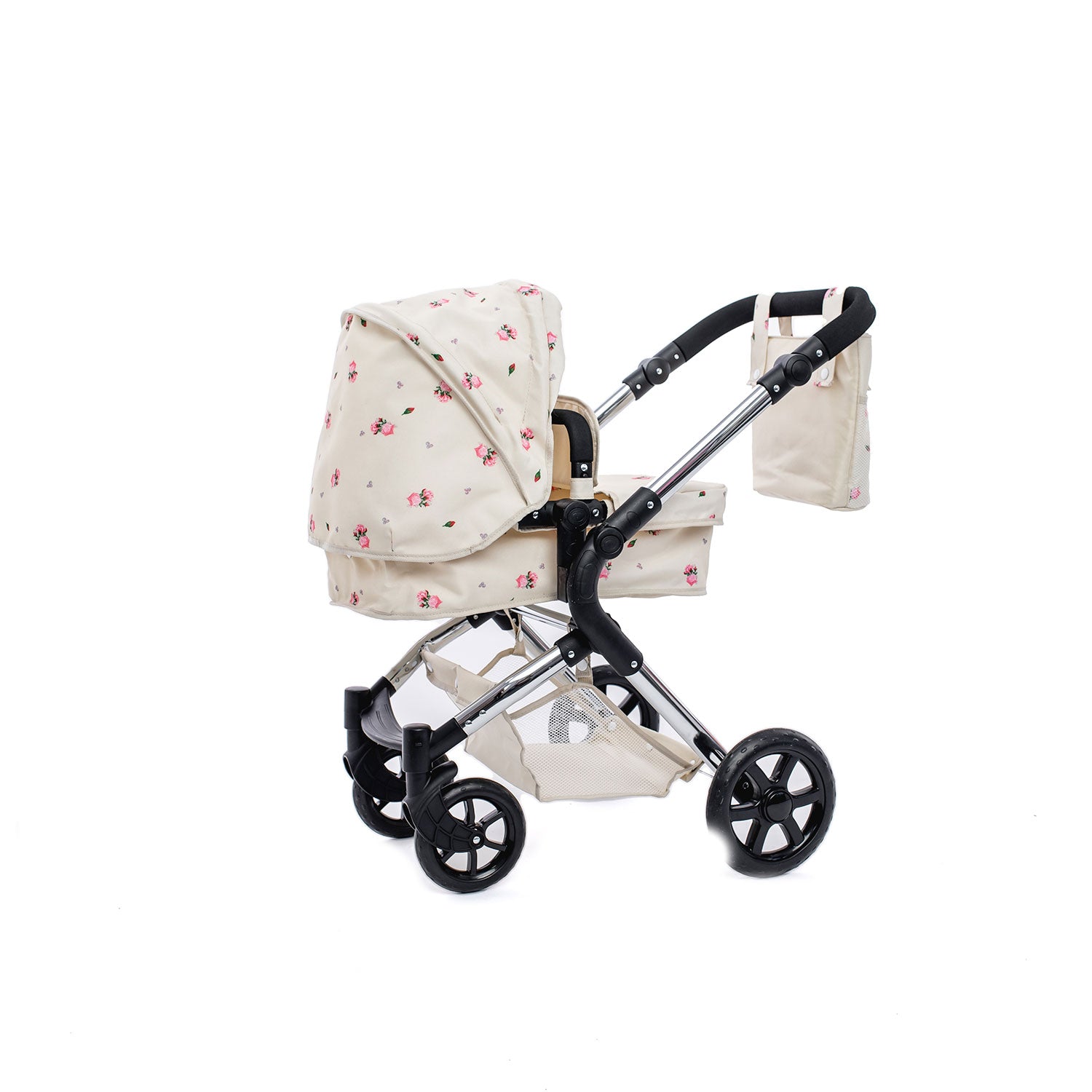 Roma Darcie Single Dolls Pram - Cream 3+ years 78cm