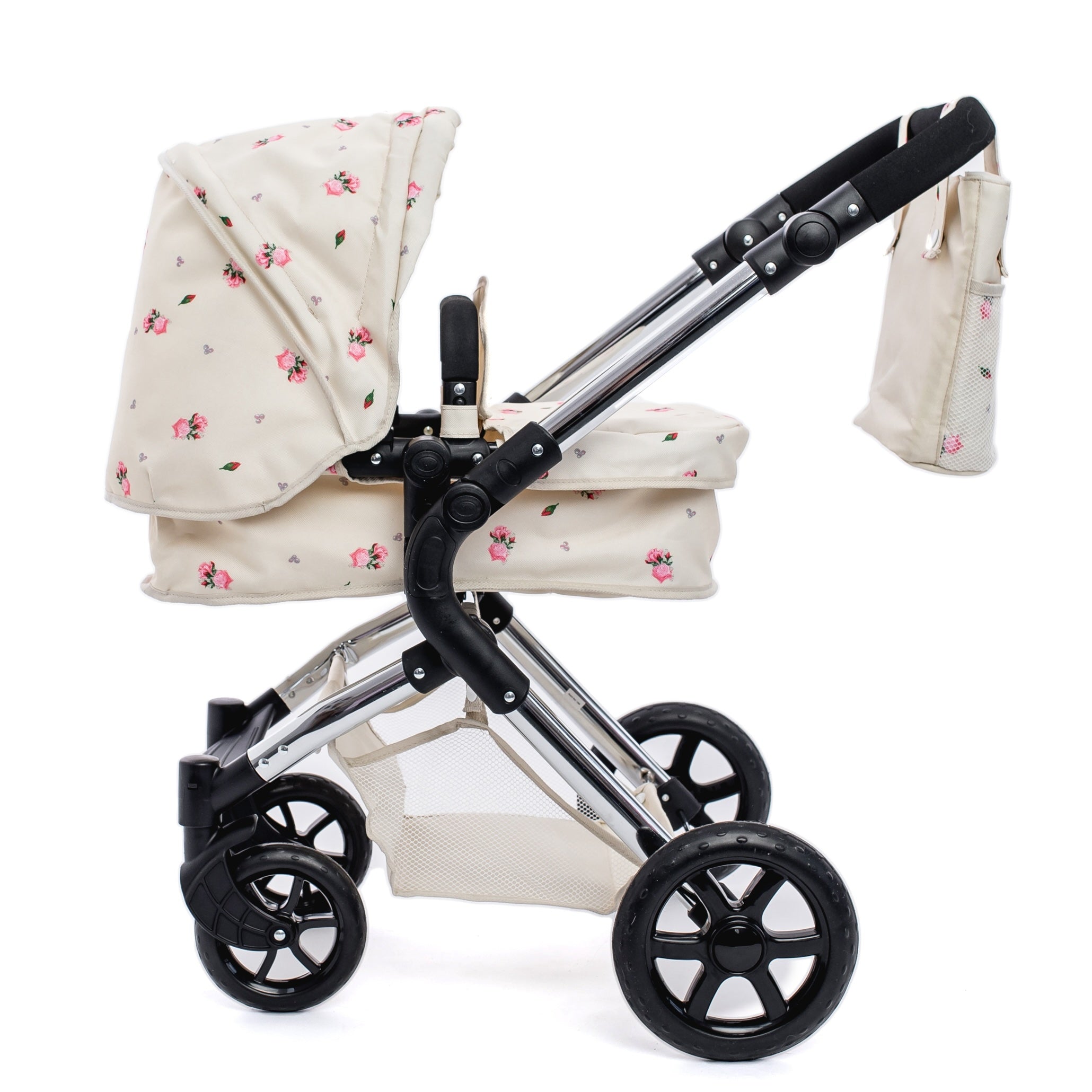 Roma Darcie Single Dolls Pram - Cream 3+ years 78cm