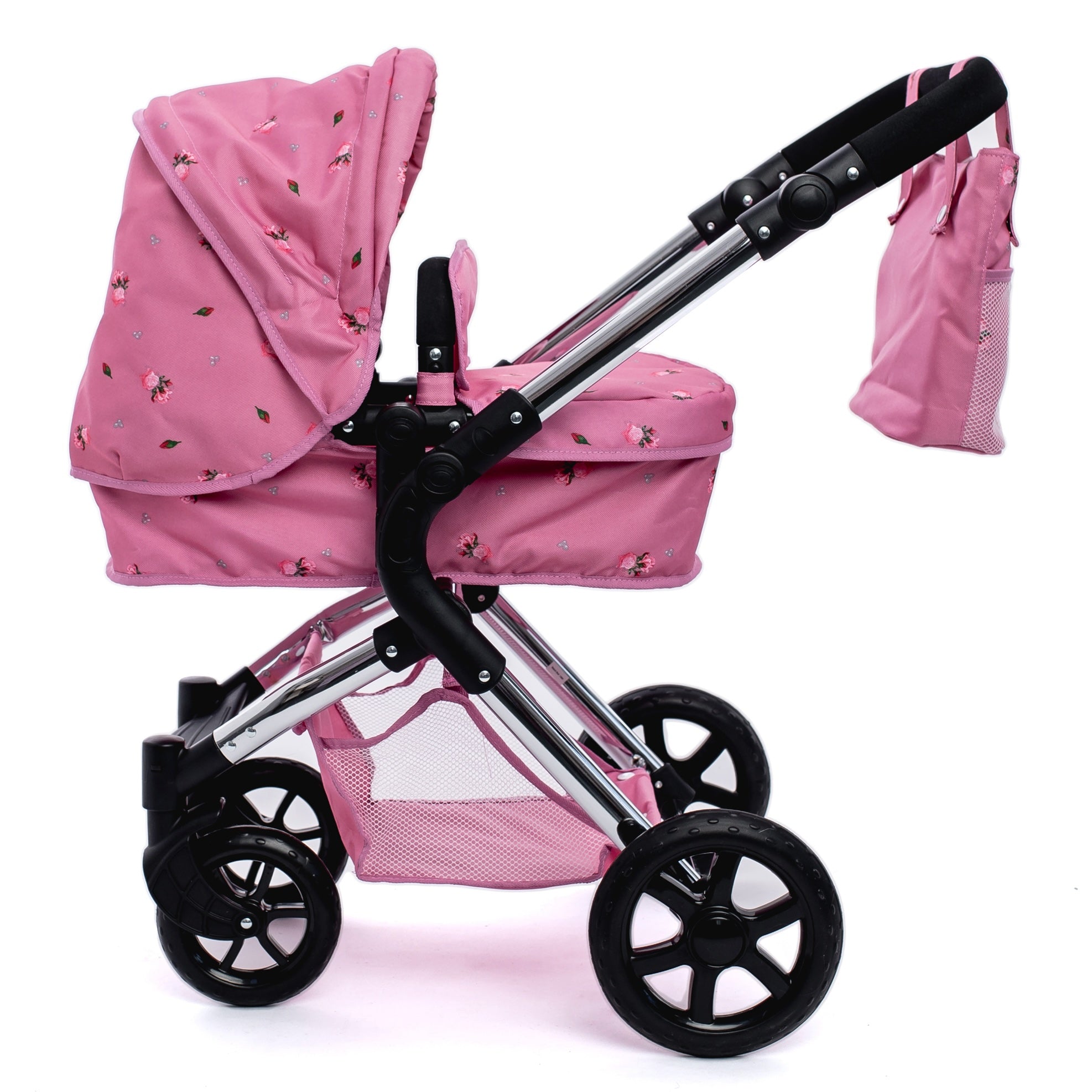 Roma Darcie Single Dolls Pram - Pink 3+ years 78cm