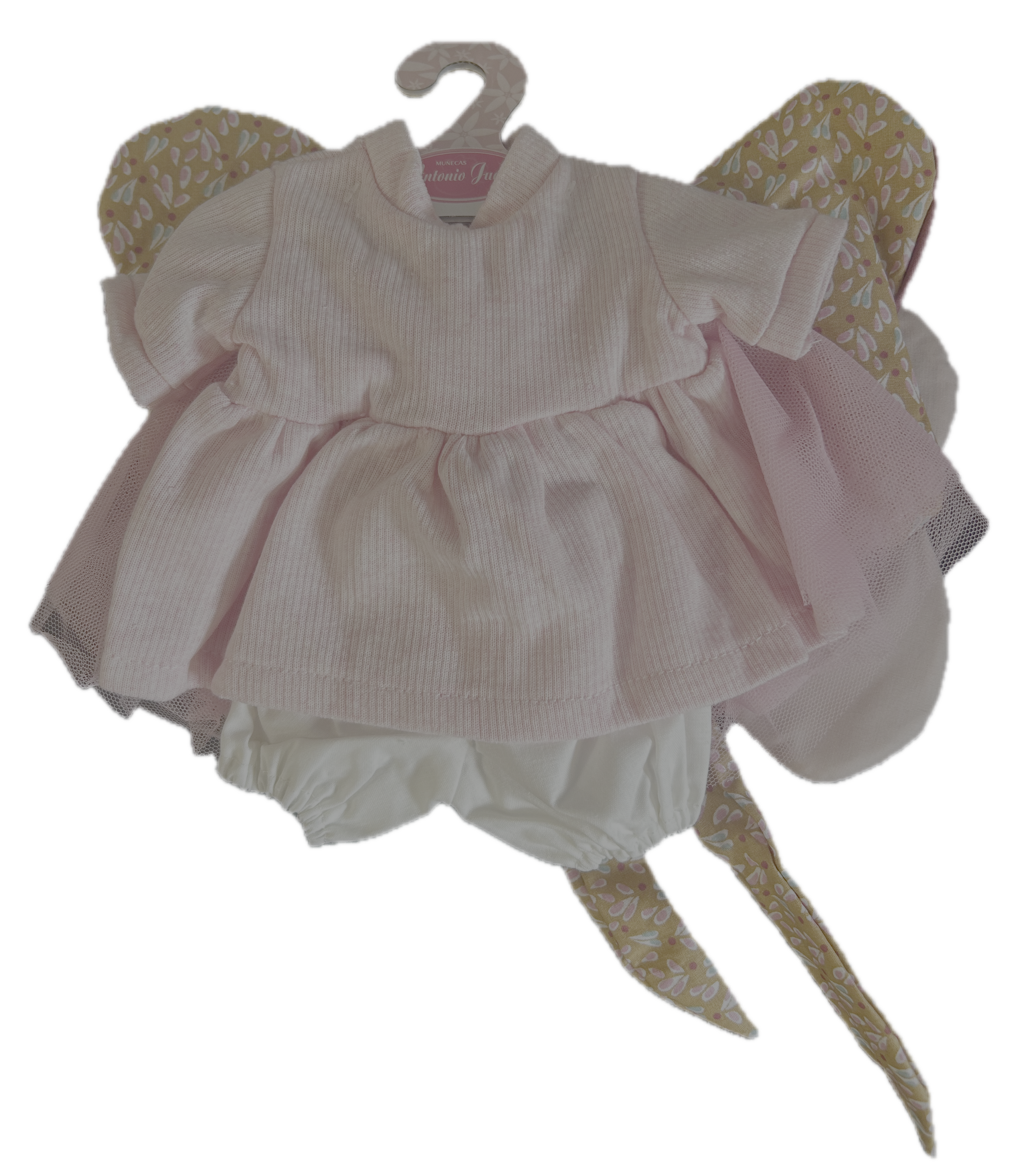 Fairy Wings Baby Dress & Bloomers Set 33-34cm Doll