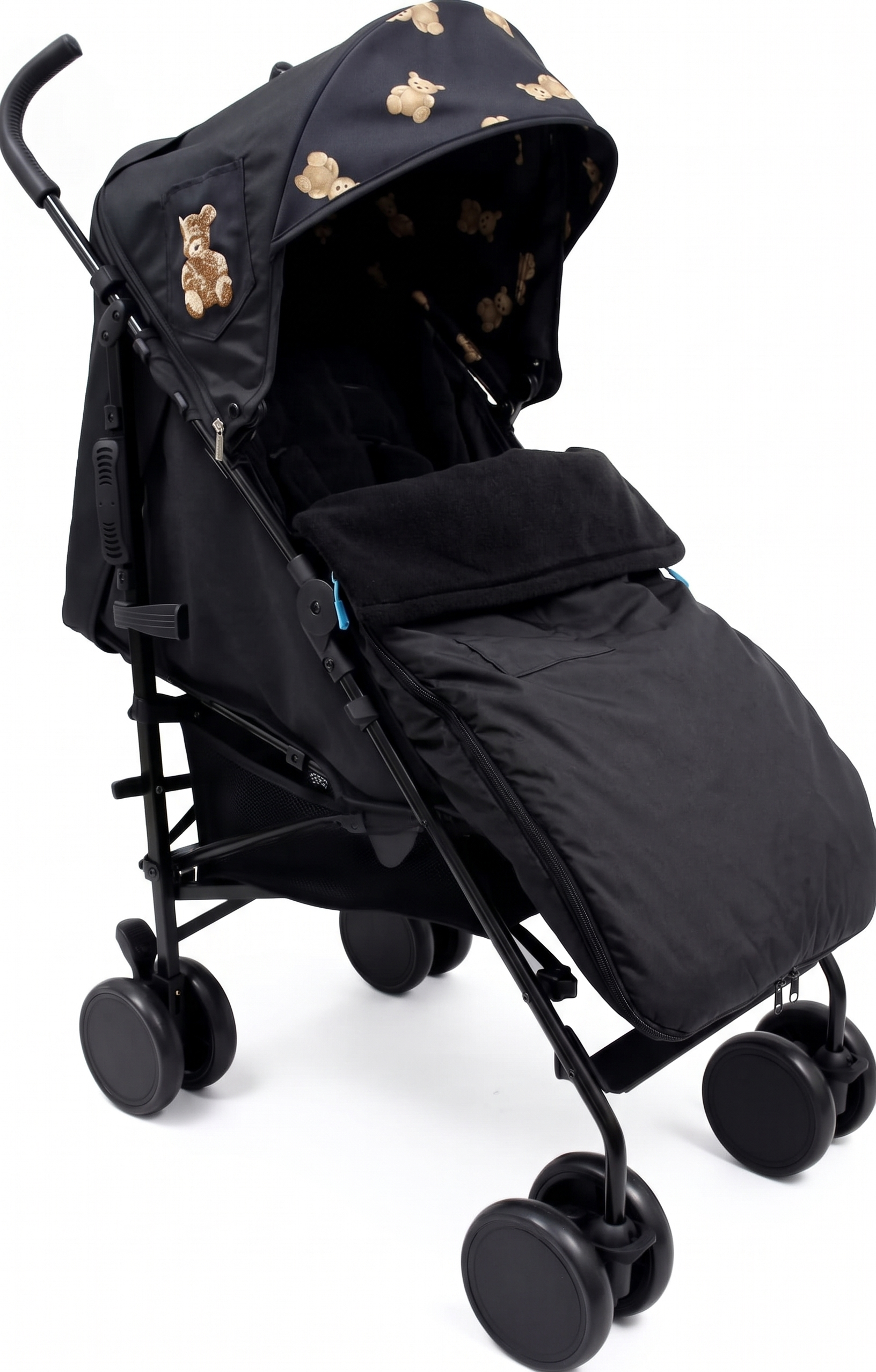 Buggysnuggle Footmuff Explorer - Roma X Buggysnuggle Black