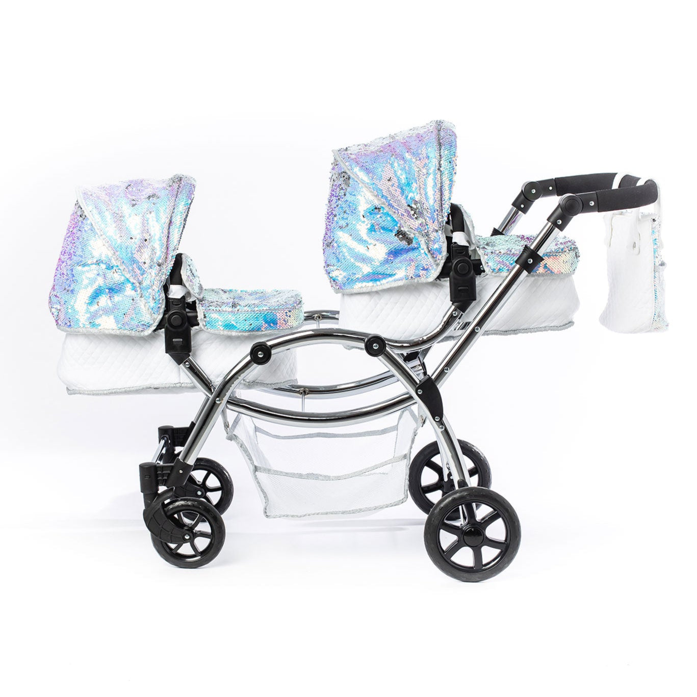 Roma Polly Amy Childs Twin Dolls Pram - Mermaid 3+ years up to 84cm
