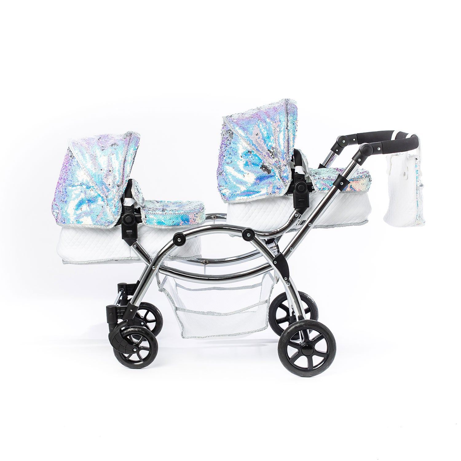 Roma Polly Amy Childs Twin Dolls Pram - Mermaid 3+ years 88cm