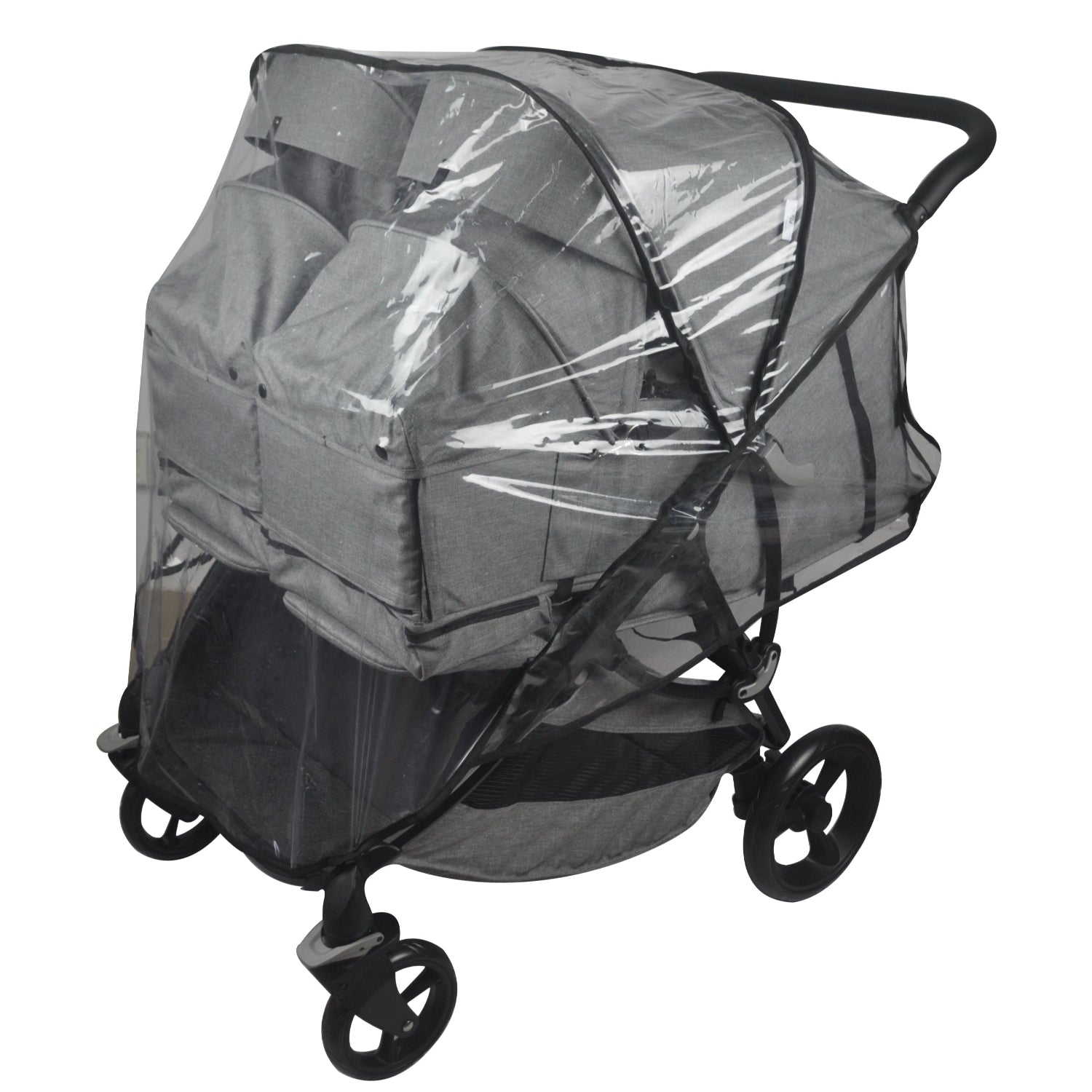 jolly jumper double stroller rain cover Roma Gemini - Rain Cover