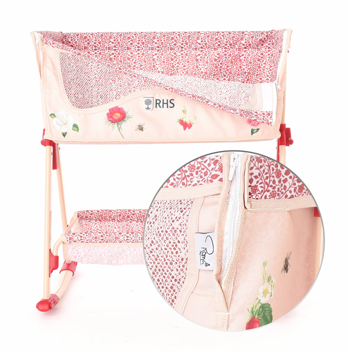 Roma RHS Flora Dolls Pram and Nursery 9 Piece Bundle Box
