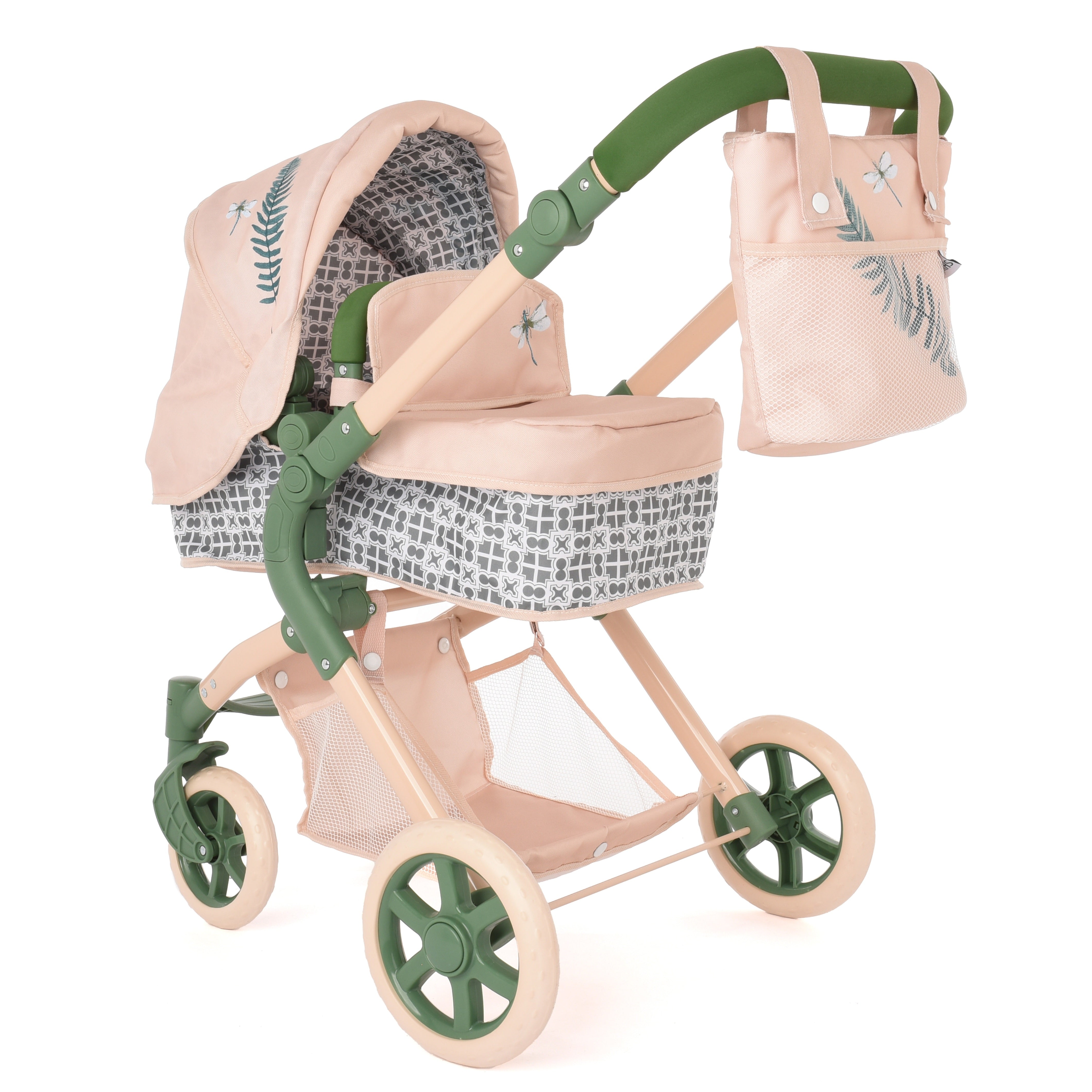Roma RHS Single Dolls Pram - Fern