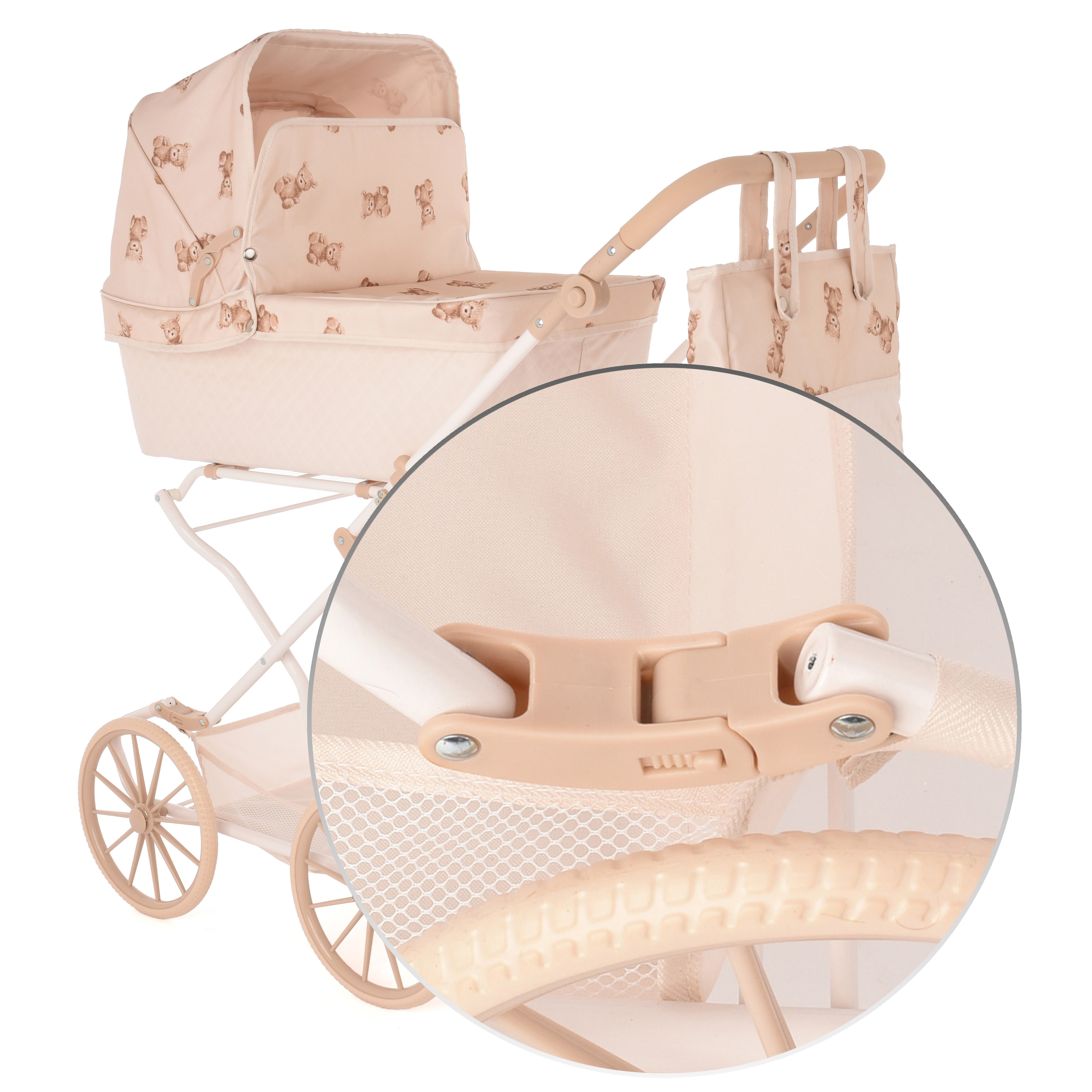 Roma Teddy Reborn Dolls Pram Roma - Main Image