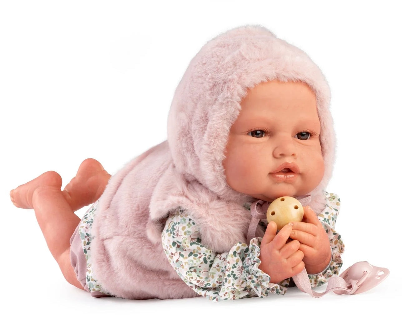Antonio Juan Fur Reborn Doll - 50 cm