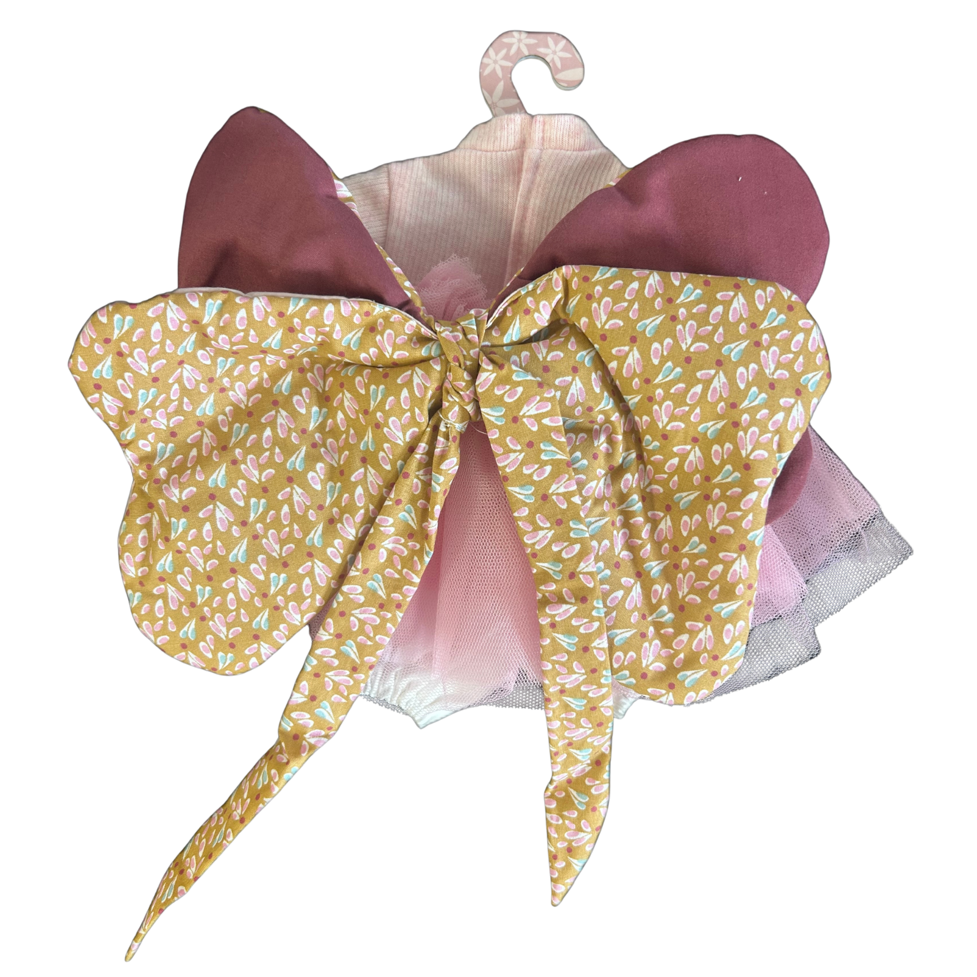 Fairy Wings Baby Dress & Bloomers Set 33-34cm Doll