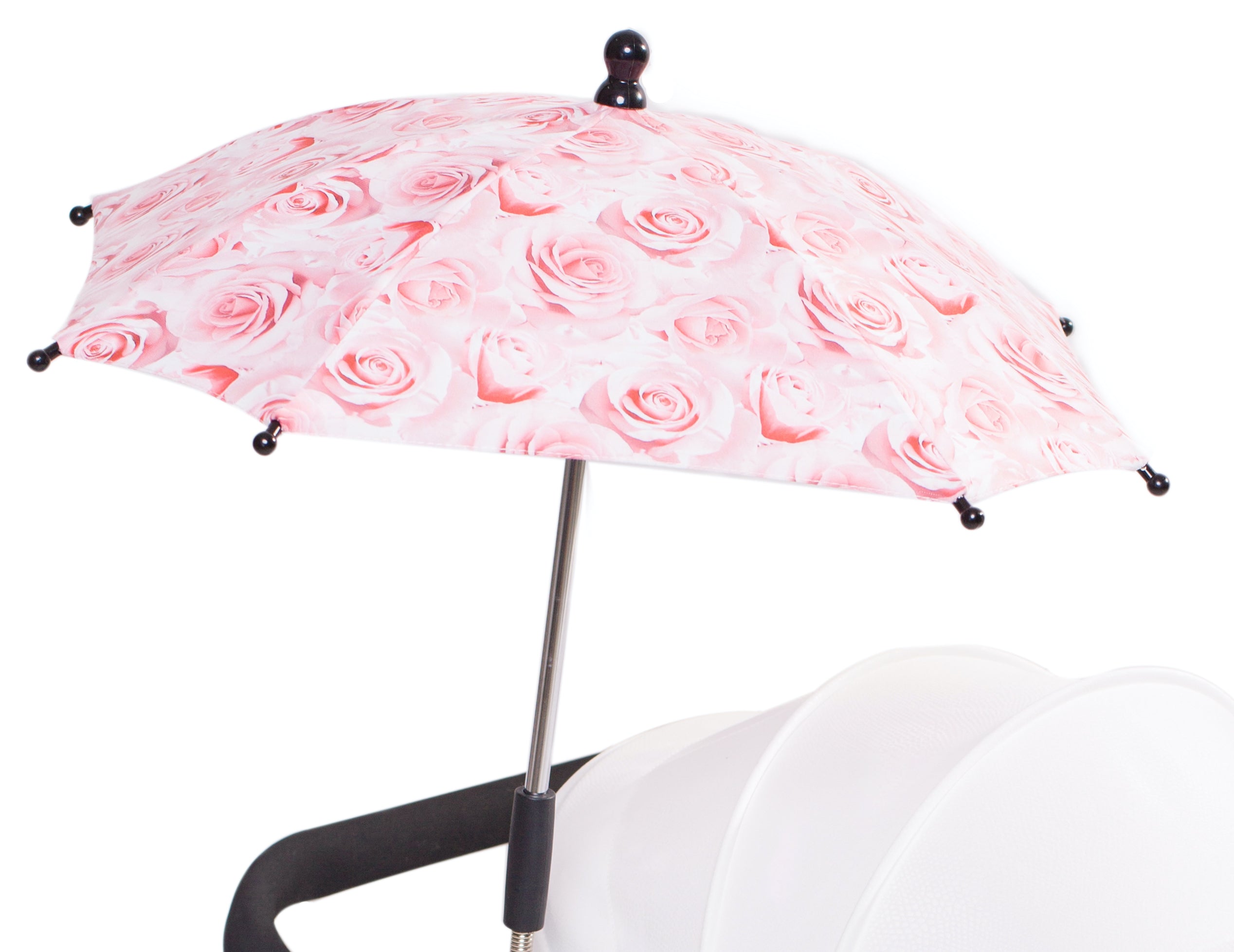 Roma Dolls Prams Parasol - Pink Rose