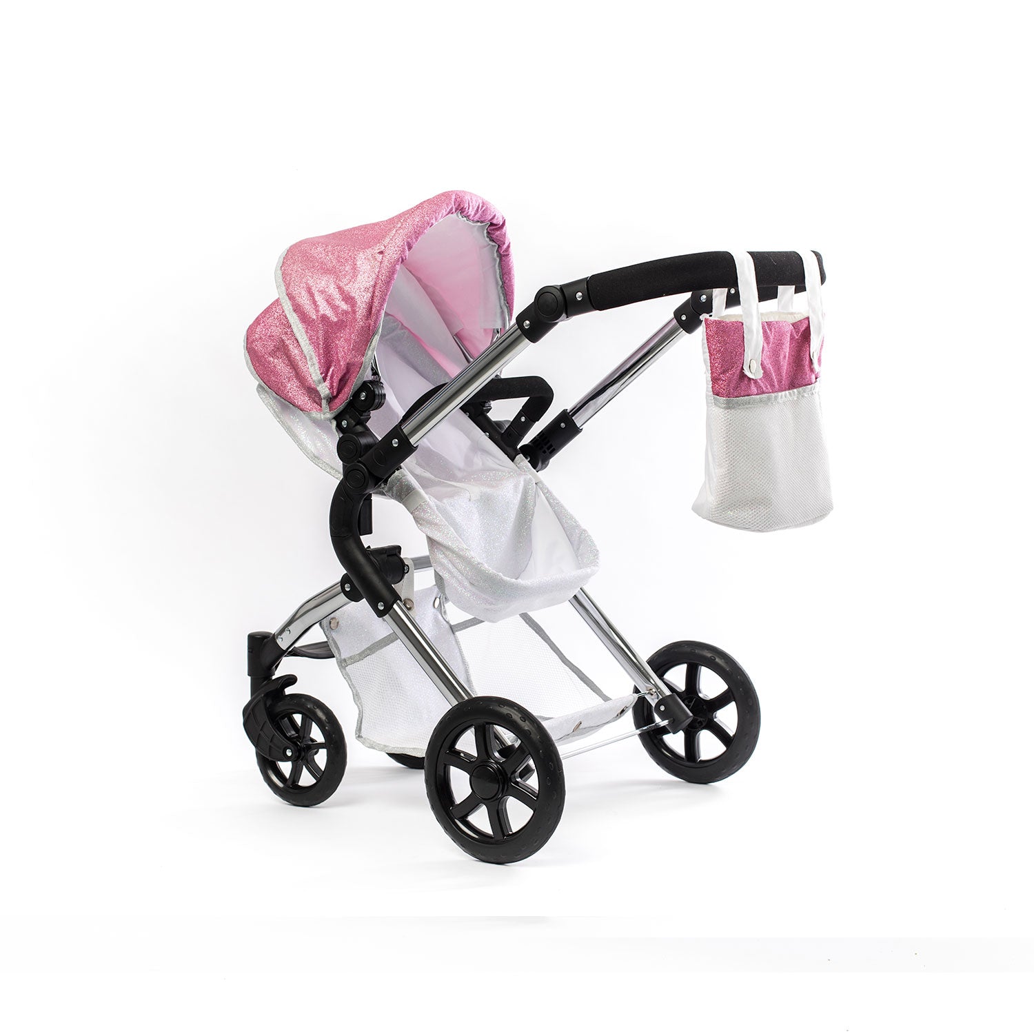 Roma Stephanie Single Dolls Pram - Sparkle 3+ years 78cm